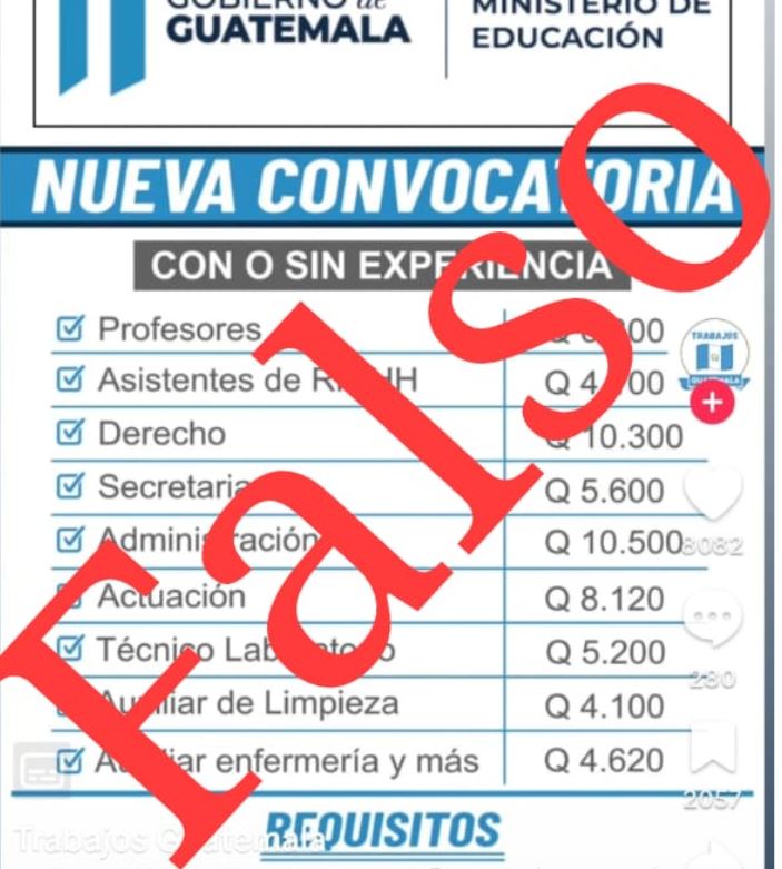Hacen el llamado a no dejarse engañar con puestos de docentes a cambio de dinero