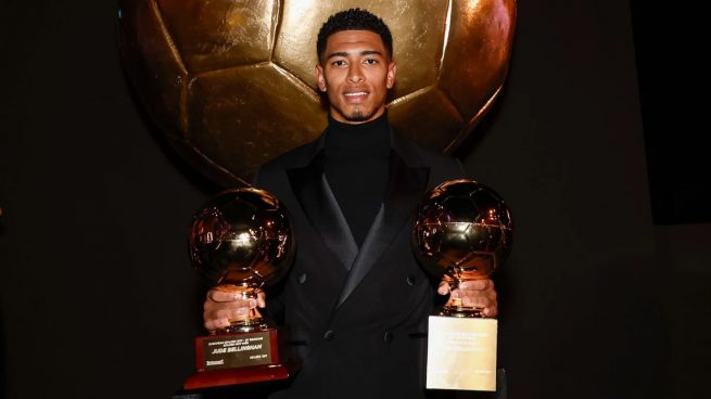 Jude Bellingham recibe el Golden Boy