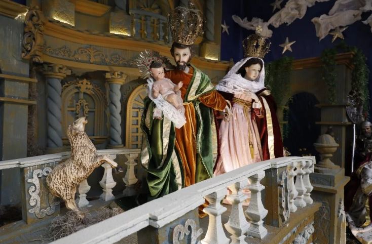 La finalidad de la exposición es mostrar por medio de escenarios la vida e historia de las tradiciones guatemaltecas enfocadas en el nacimiento de Jesús.// Foto: DCA.