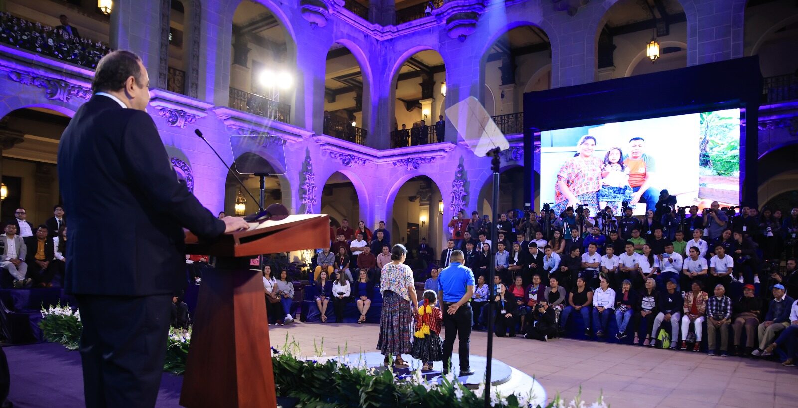 Presidente se refirió a las acciones para el desarrollo social. / Foto: SCSP.