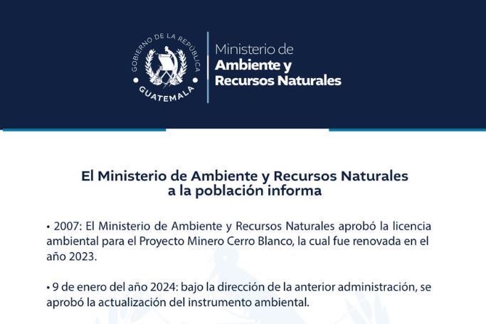 Comunicado mina