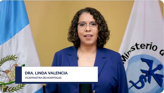 Doctora Linda Valencia, viceministra de hospitales.