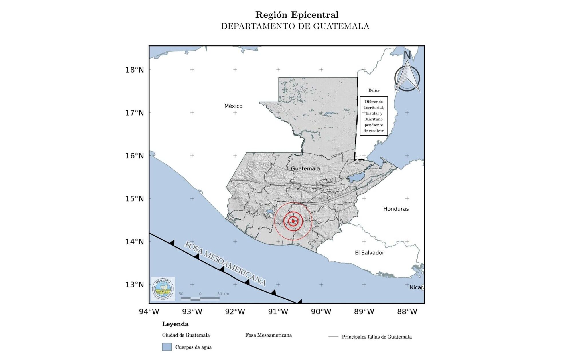 Conred reporta sismo de magnitud 3.5 en Guatemala