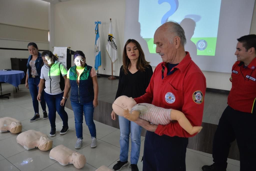 Se brinda primera capacitación del año en primeros auxilios en guardería infantil de CIV