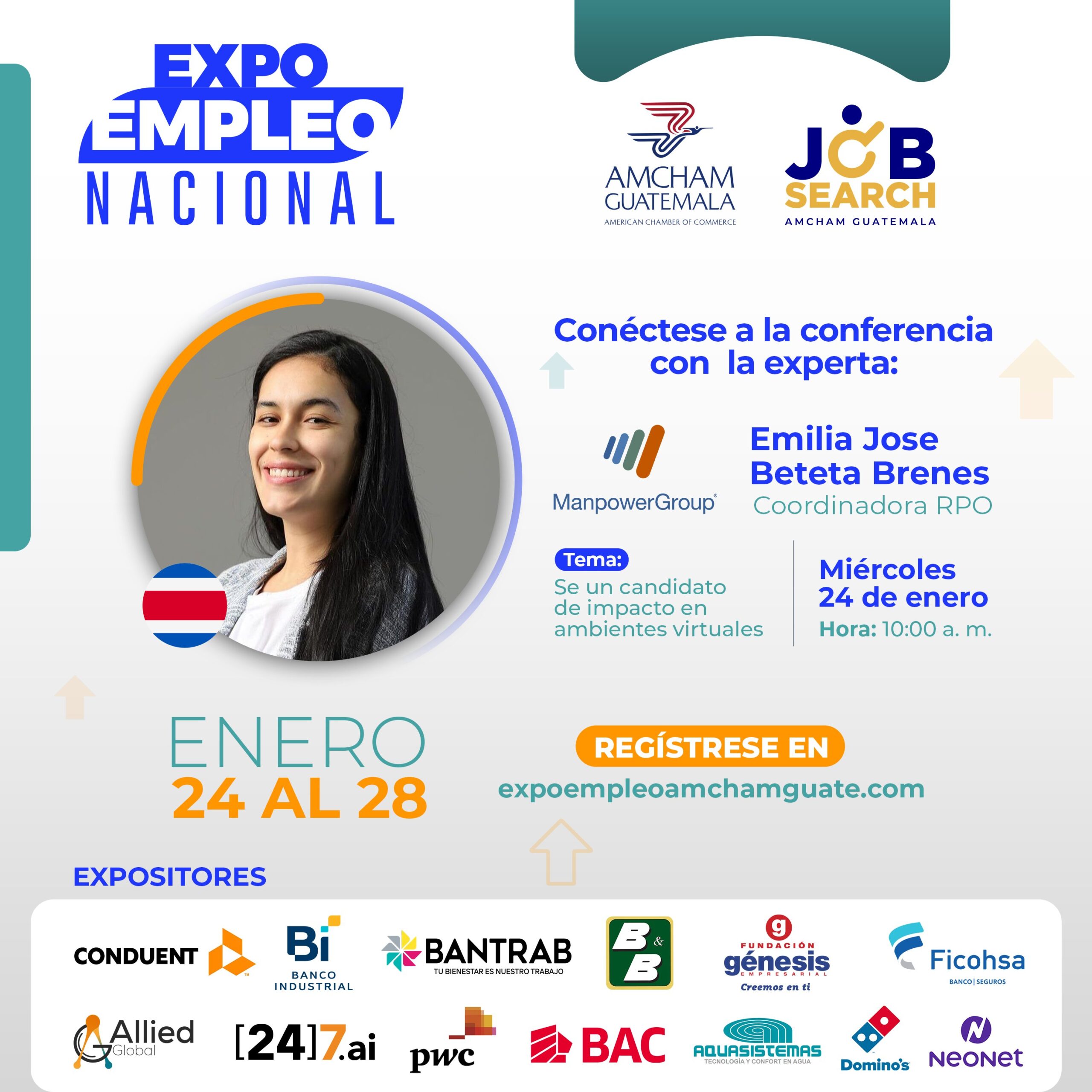 Empieza la primera feria virtual de Expo Empleo Nacional del año