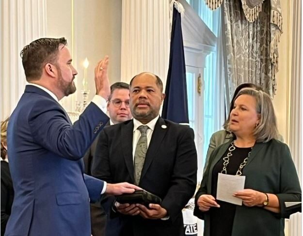 Juramentan a Tobin Bradley como nuevo embajador de Estados Unidos en Guatemala. / Foto: Minex.