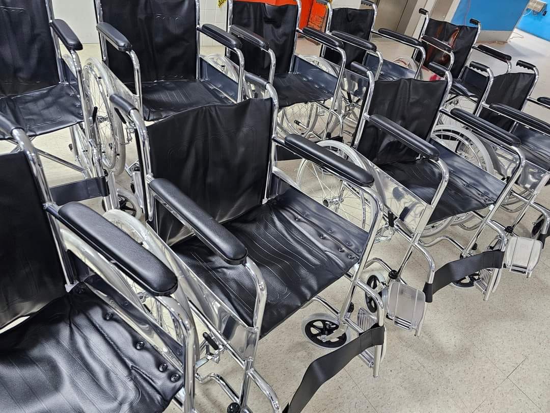 Sillas de ruedas para el Hospital San Benito, Petén. / Foto: MSPAS.