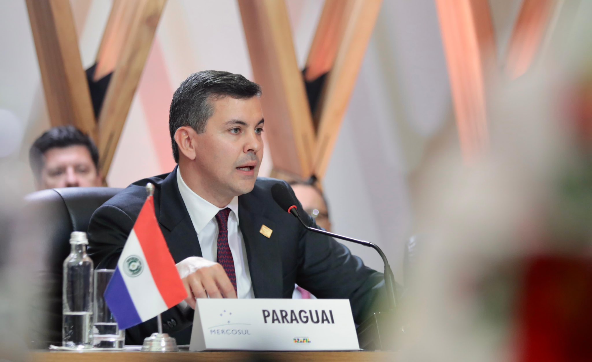 Presidente de Paraguay, Santiago Peña, acudirá para la transmisión de mando. / Foto: @SantiPenap.