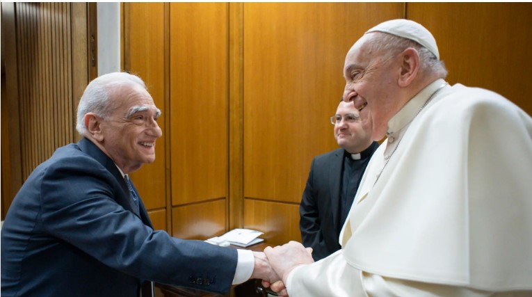 El Papa se reunió con Martin Scorsese, que prepara una película sobre Jesús