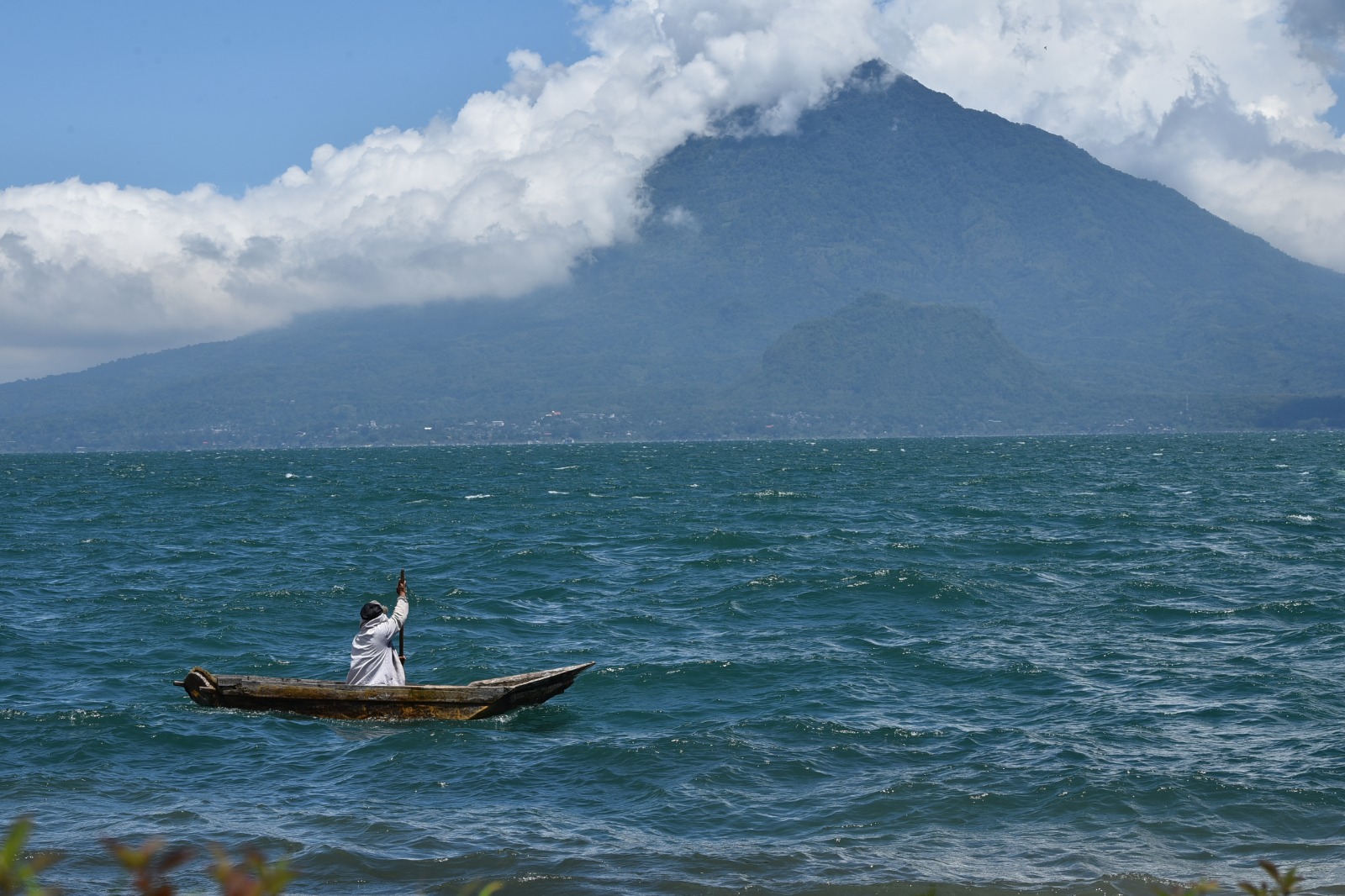El lago de Atitlán es el más bello del mundo. / Foto: Gilber García.