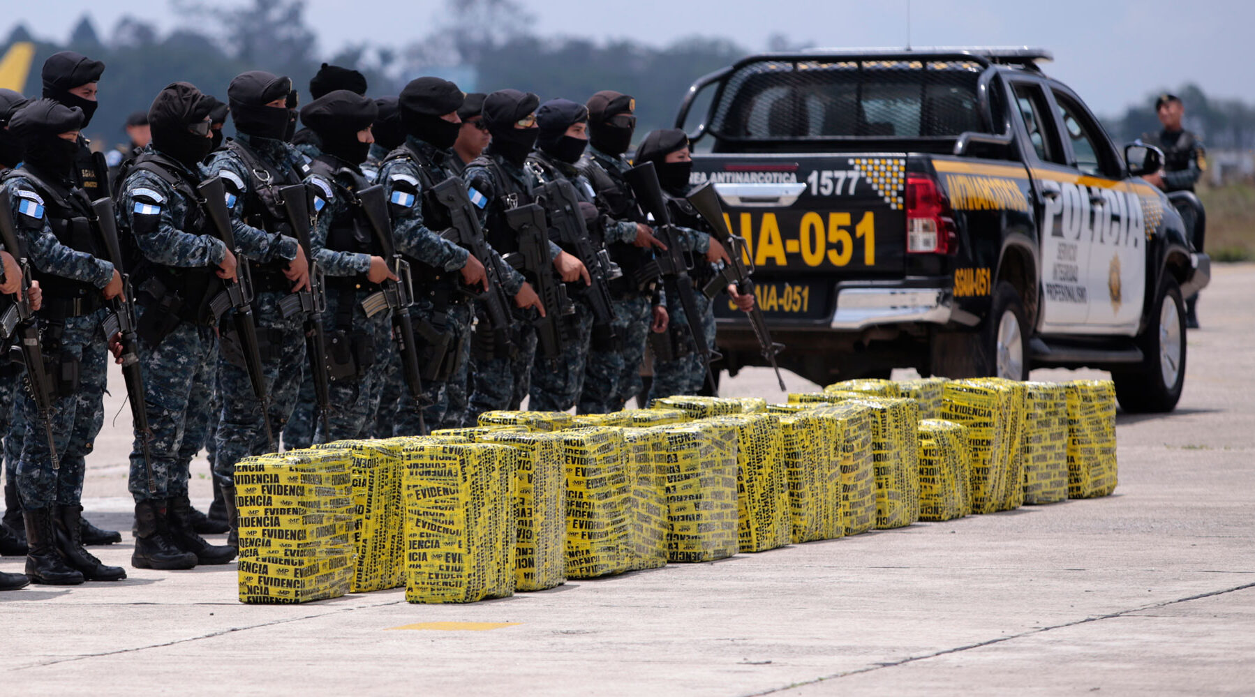 Lucha antinarcótica: Más de 14.5 millardos de quetzales incautados en 4 años de gestión