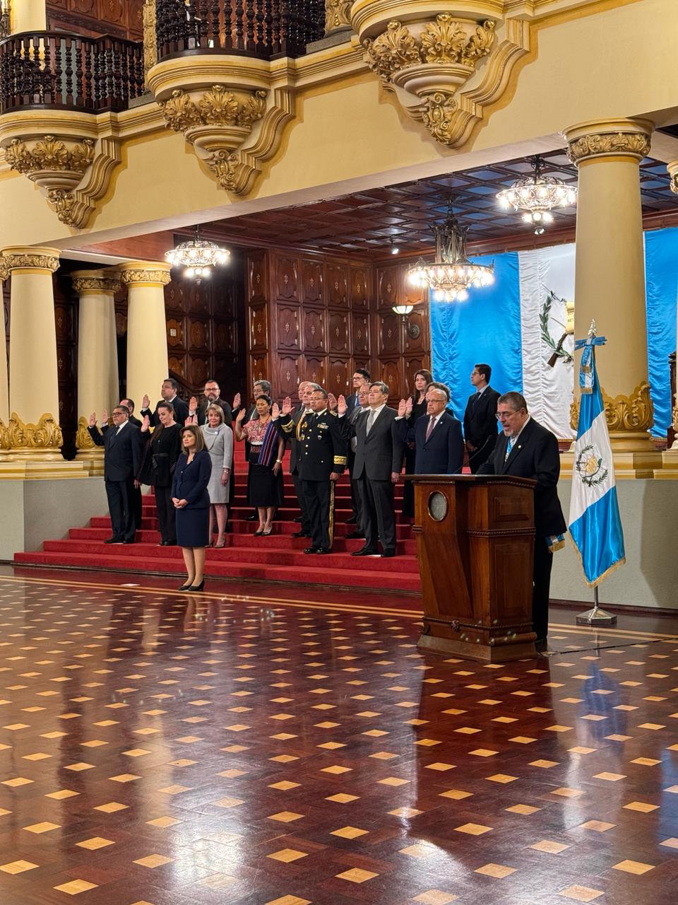Presidente Arévalo juramenta a su Gabinete de Gobierno