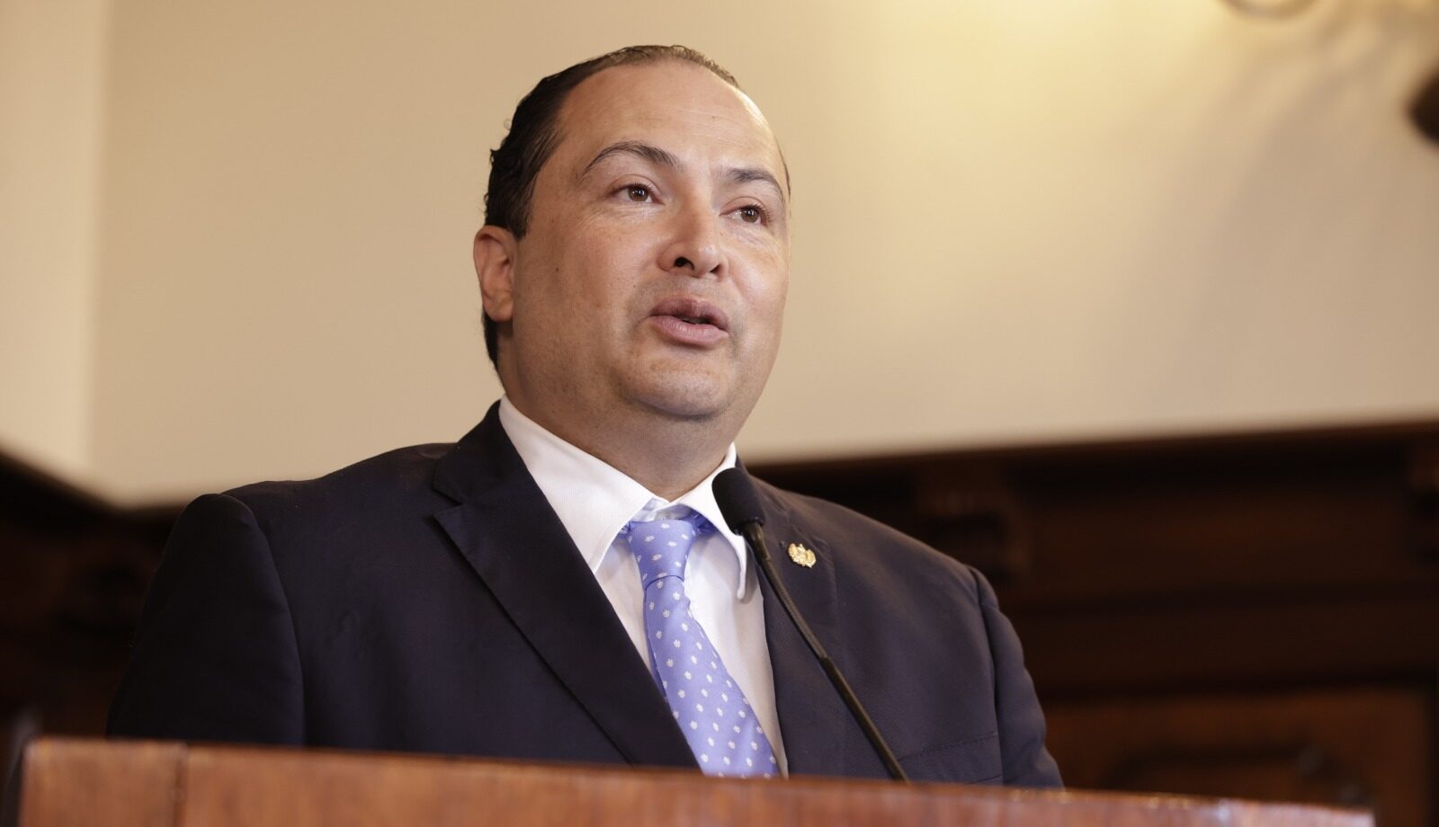 Canciller Mario Búcaro. /Foto: SCSP