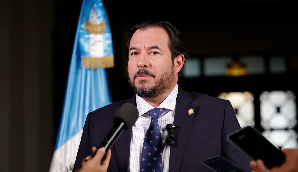 Presidente de la junta directiva del IGSS. / Foto: Gilber García.