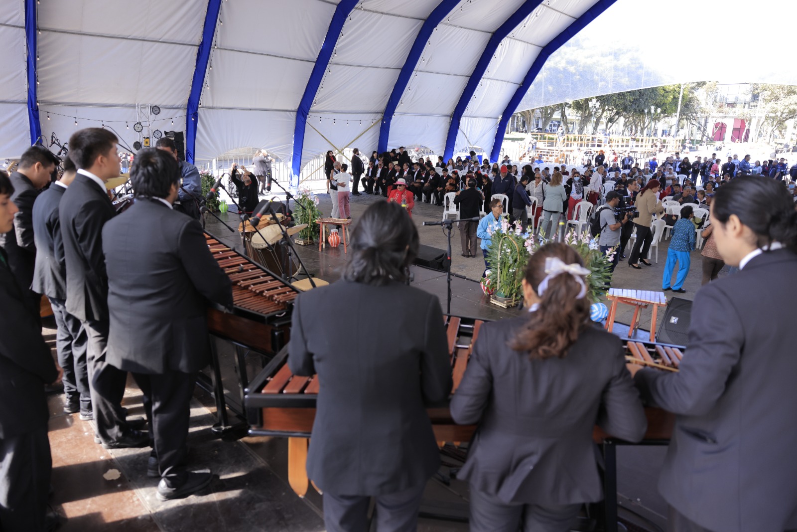 Guatemaltecos celebran el Día Nacional de la Marimba