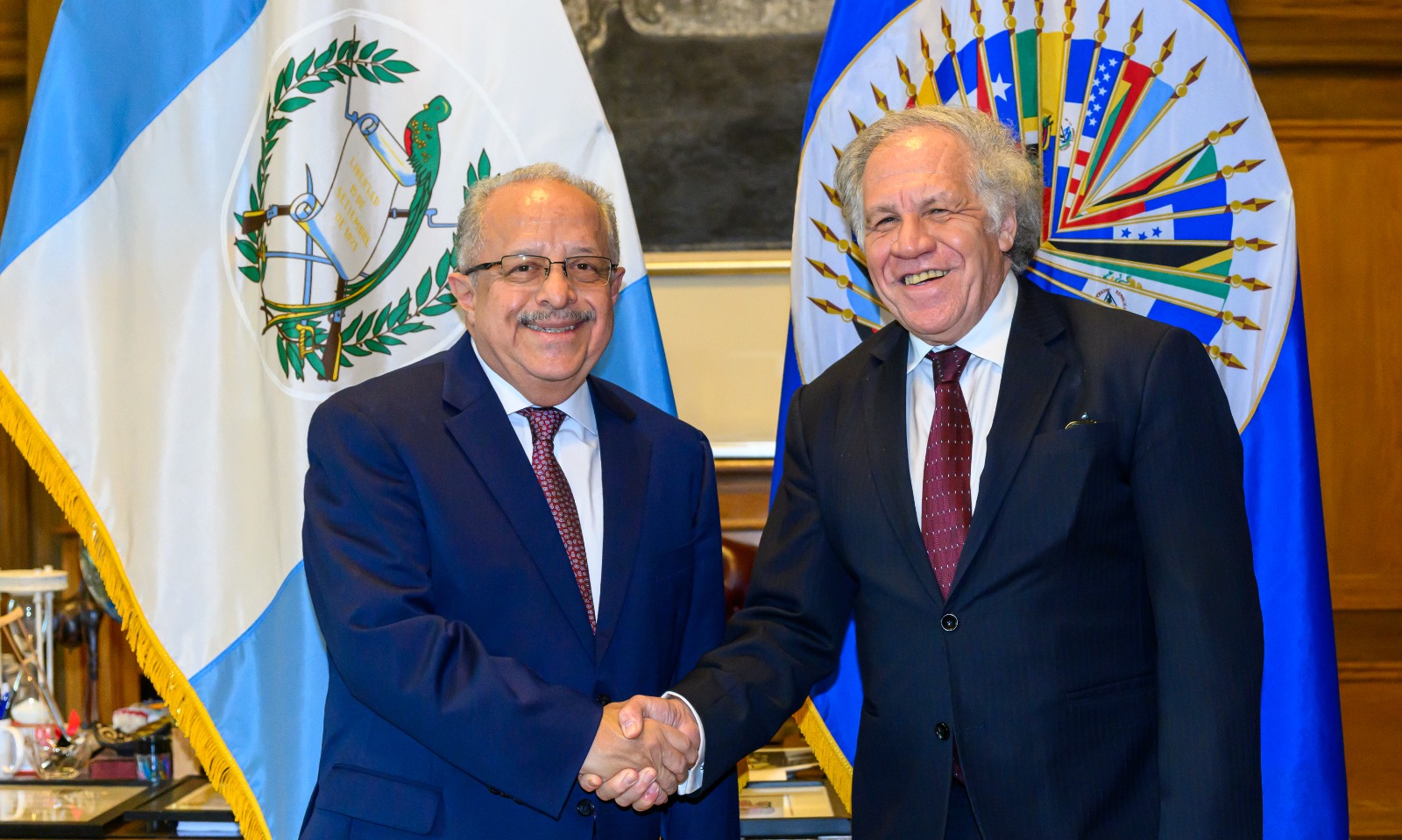 Canciller se reúne con el secretario general de la OEA