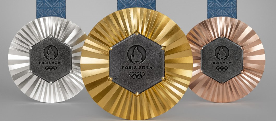 Las medallas de París 2024 llevarán un fragmento de la Torre Eiffel