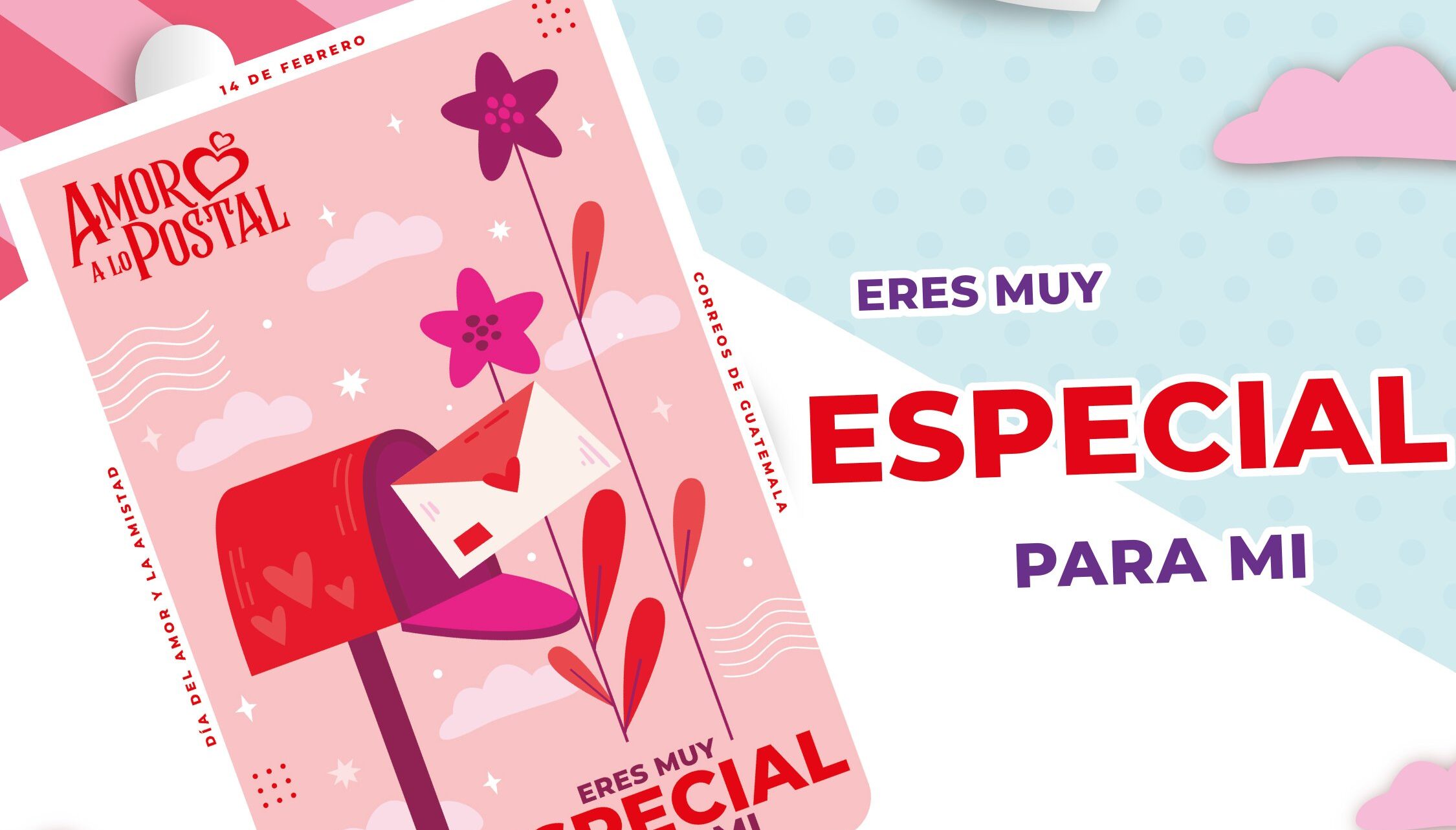 Sellos postales para el mes de febrero. /Foto: Correos de Guatemala