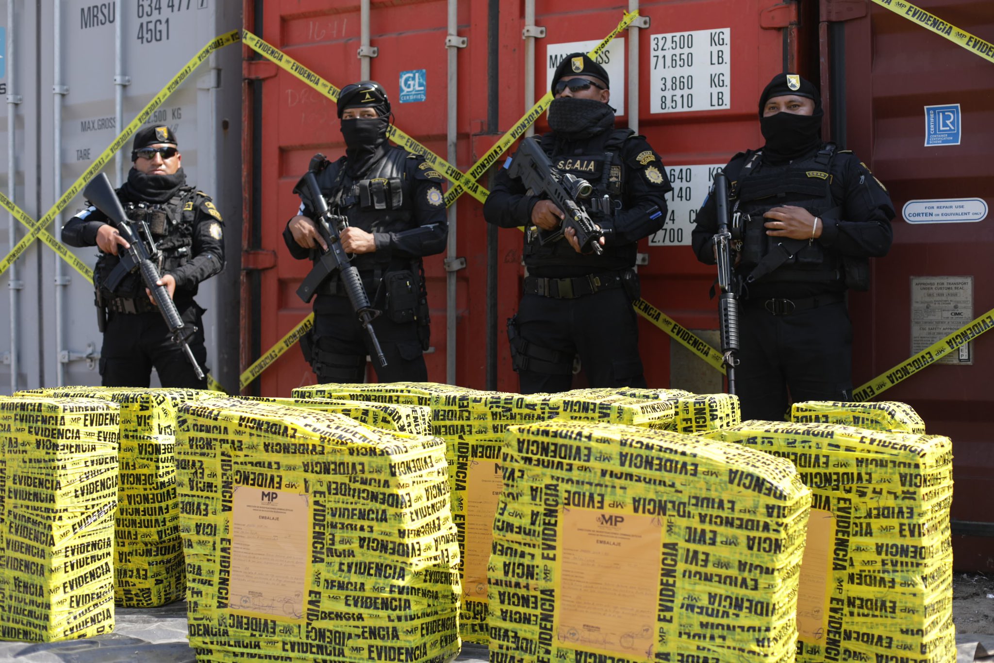Guatemala duplica resultados contra el narcotráfico en los primeros meses de 2026