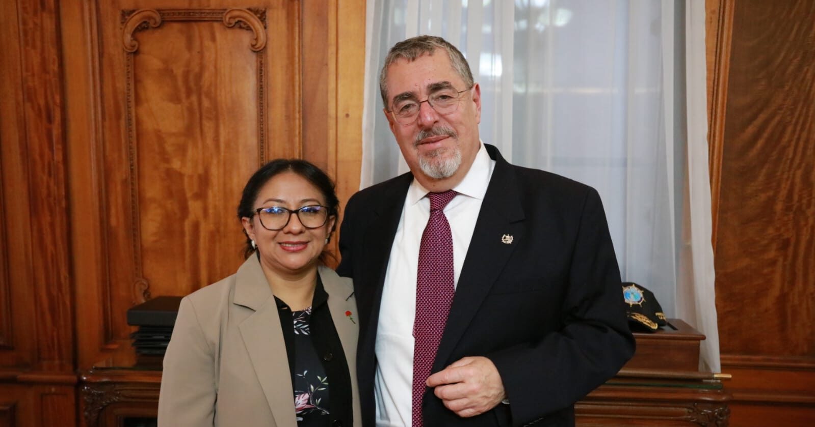 Presidente se reunió con la directora del Instituto de Atención a la Víctima