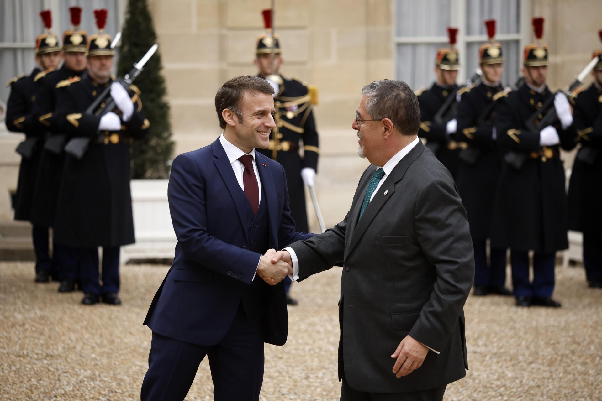 Arévalo avanza con Macron y la Unesco cooperación en clima, desarrollo, ciencia y cultura