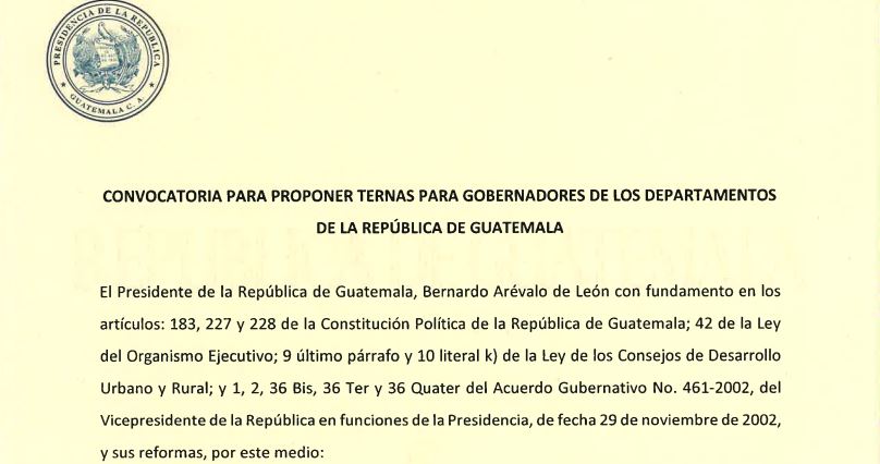 Totonicapán da cumplimiento a conformación de comisión para recibir expedientes de aspirantes a gobernadores