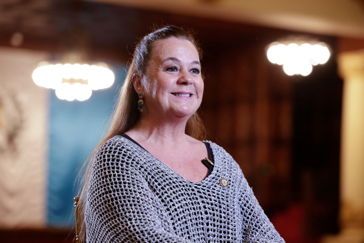 El Ministerio de Educación, bajo el liderazgo de la ministra Anabella Giracca, avanza con determinación hacia la mejora del sistema educativo guatemalteco. / Foto: Dickéns Zamora.
