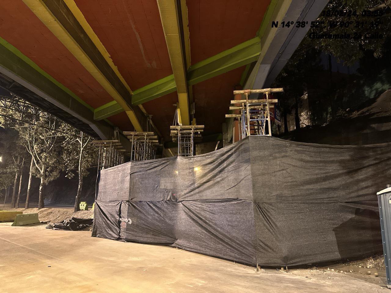 Habilitan paso en ambas vías bajo el puente Adolfo Mijangos López en el Anillo Periférico