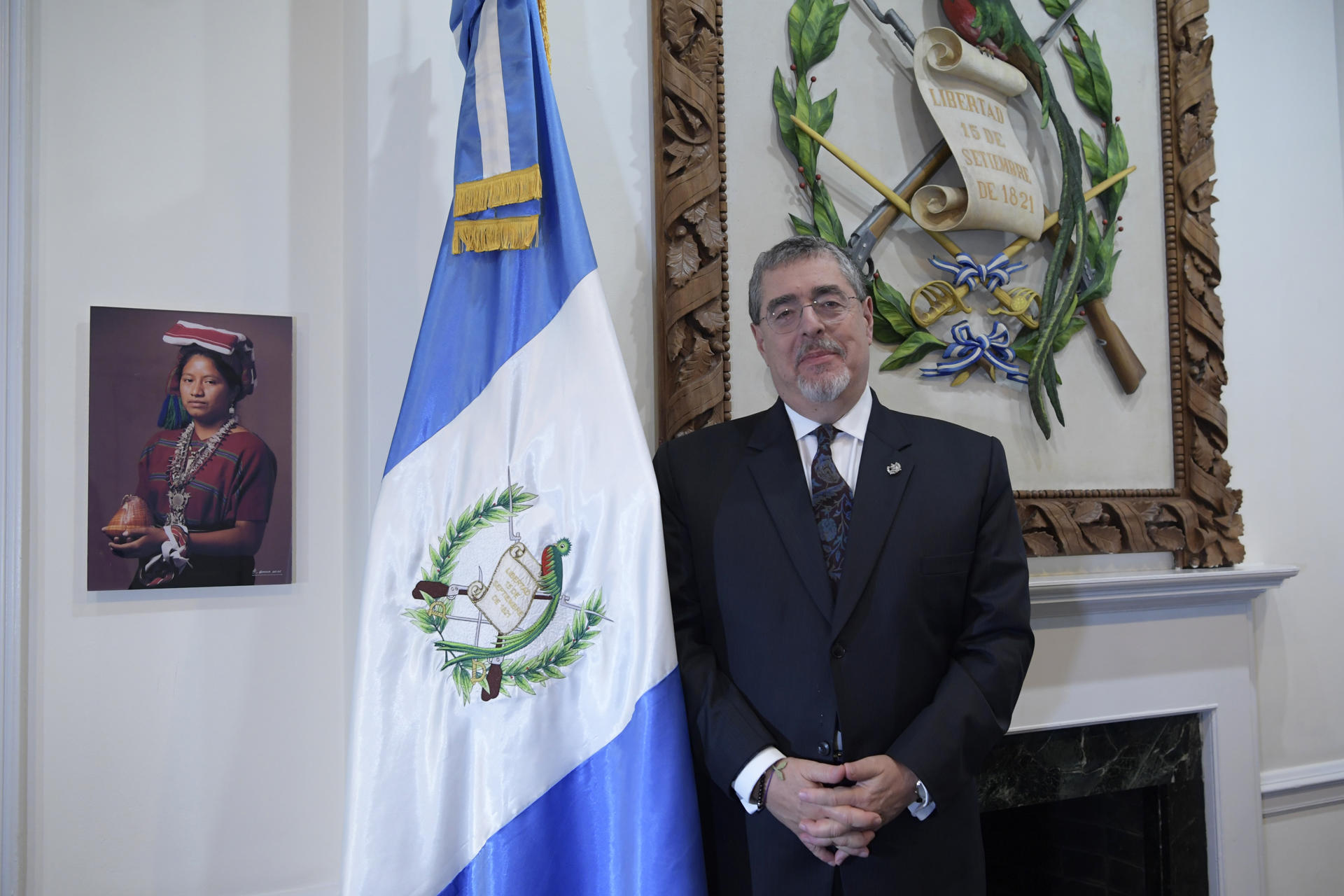 Presidente Bernardo Arévalo de León. / Foto: EFE.