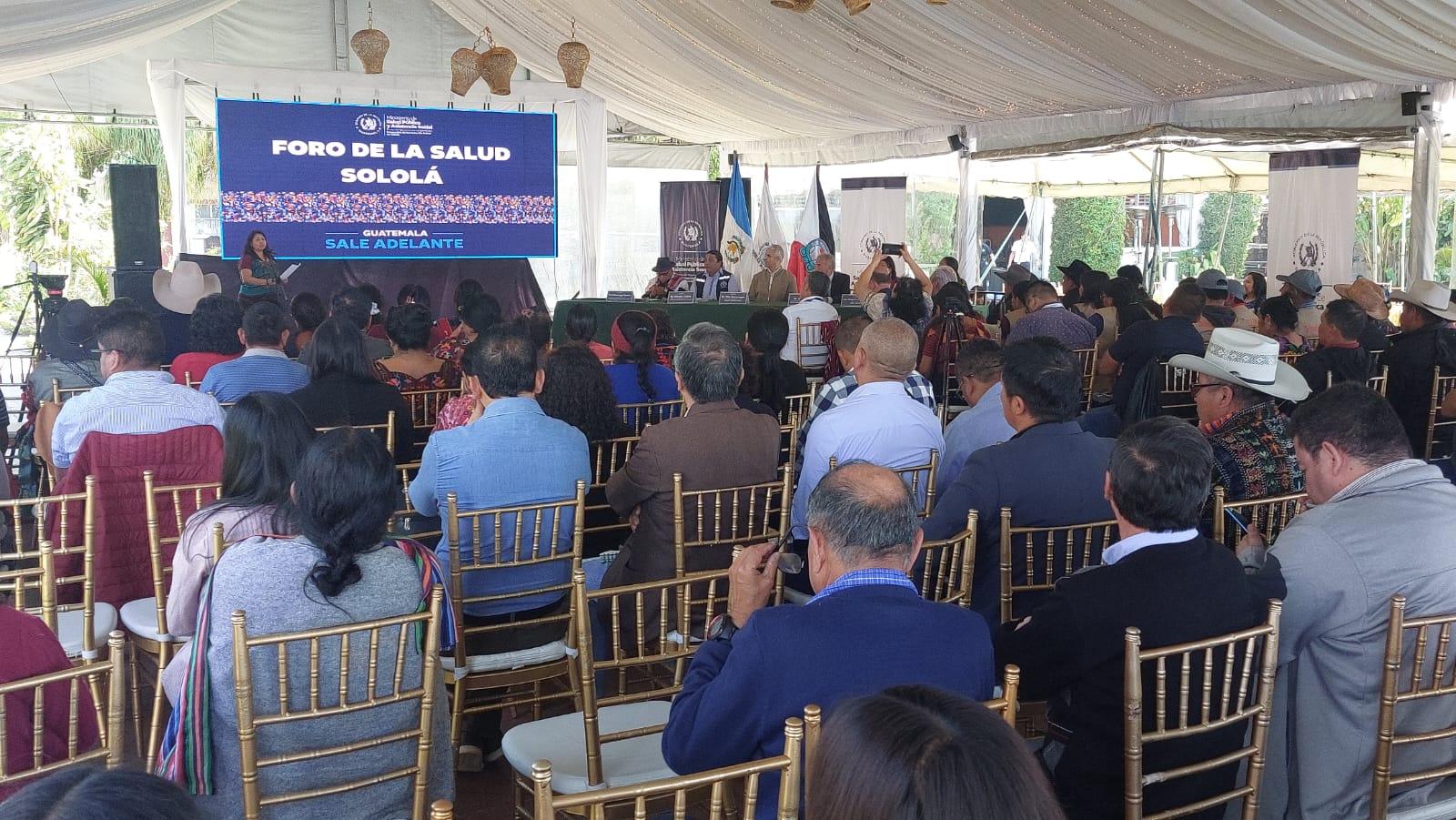 Dan seguimiento a la firma del Pacto Nacional de Salud en Sololá