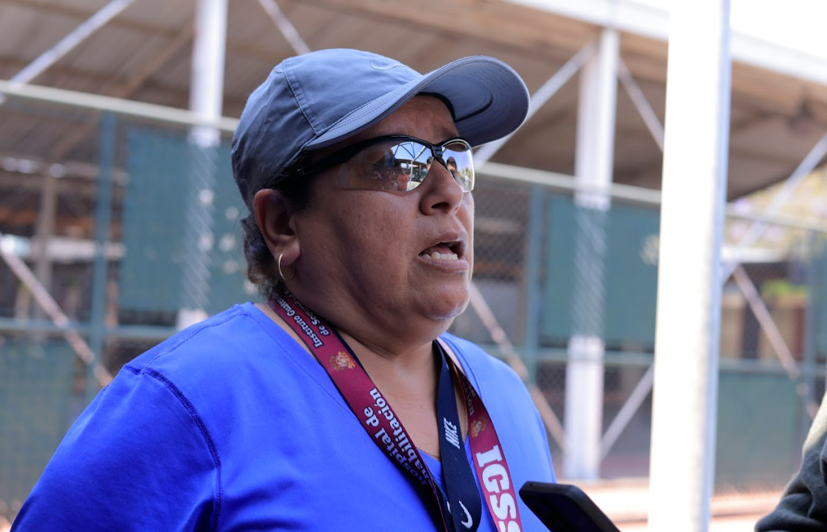 Ingrid Salvatierra, fisioterapeuta comparte sus experiencias. // Foto: Gilber García.