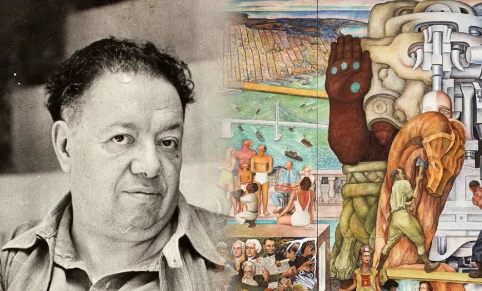 Diego Rivera y su obra de corte social. / Foto: TheCollector.