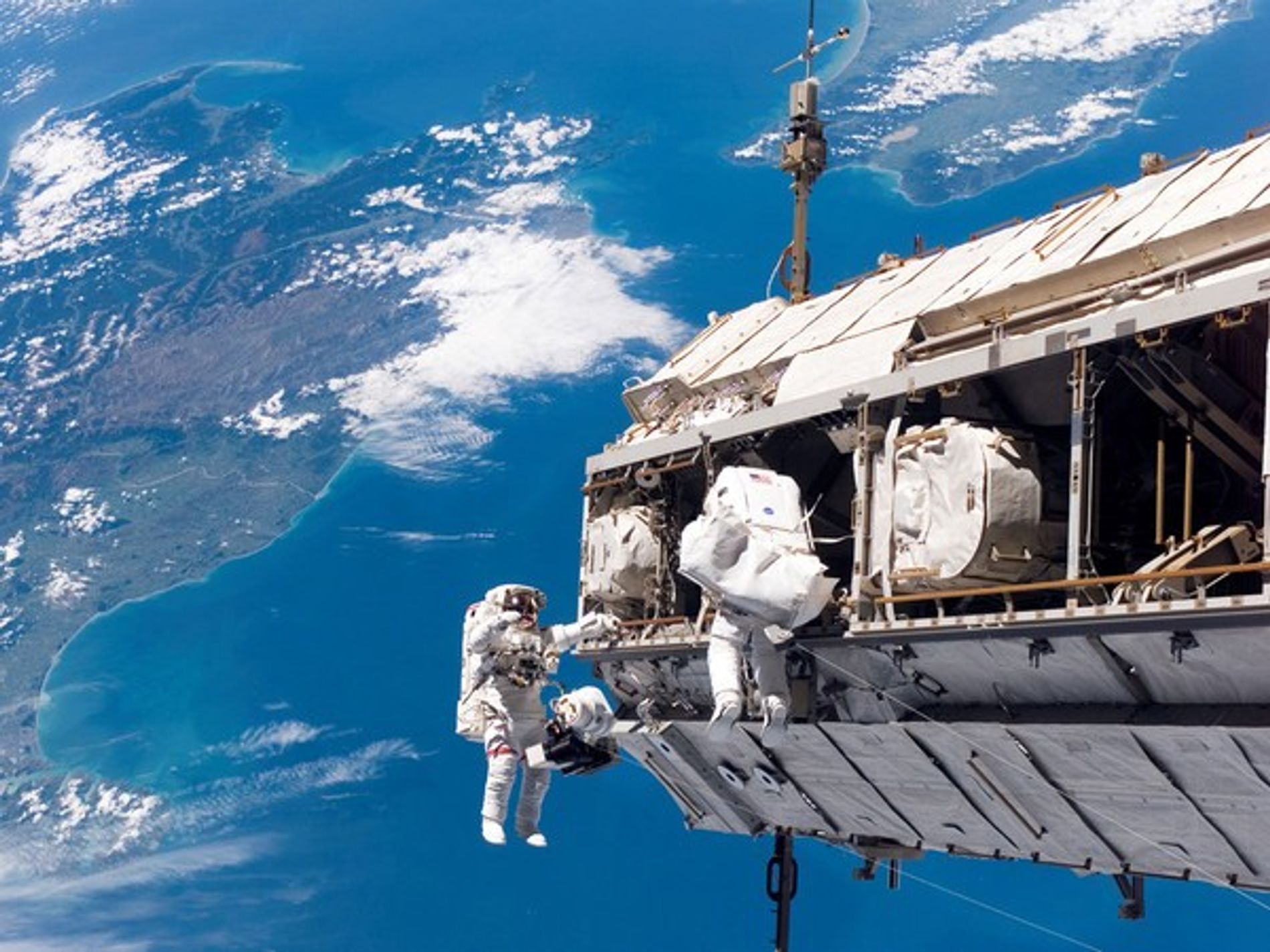 Estación Espacial Internacional. / Foto: National Geographic.