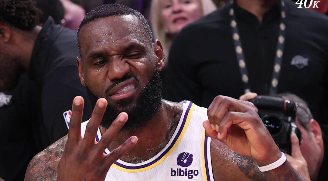 LeBron James rompe la barrera de los 40 mil puntos en la NBA