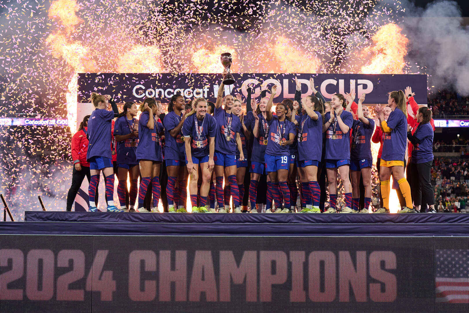 Estados Unidos vence Brasil y conquista la primera Copa Oro femenina