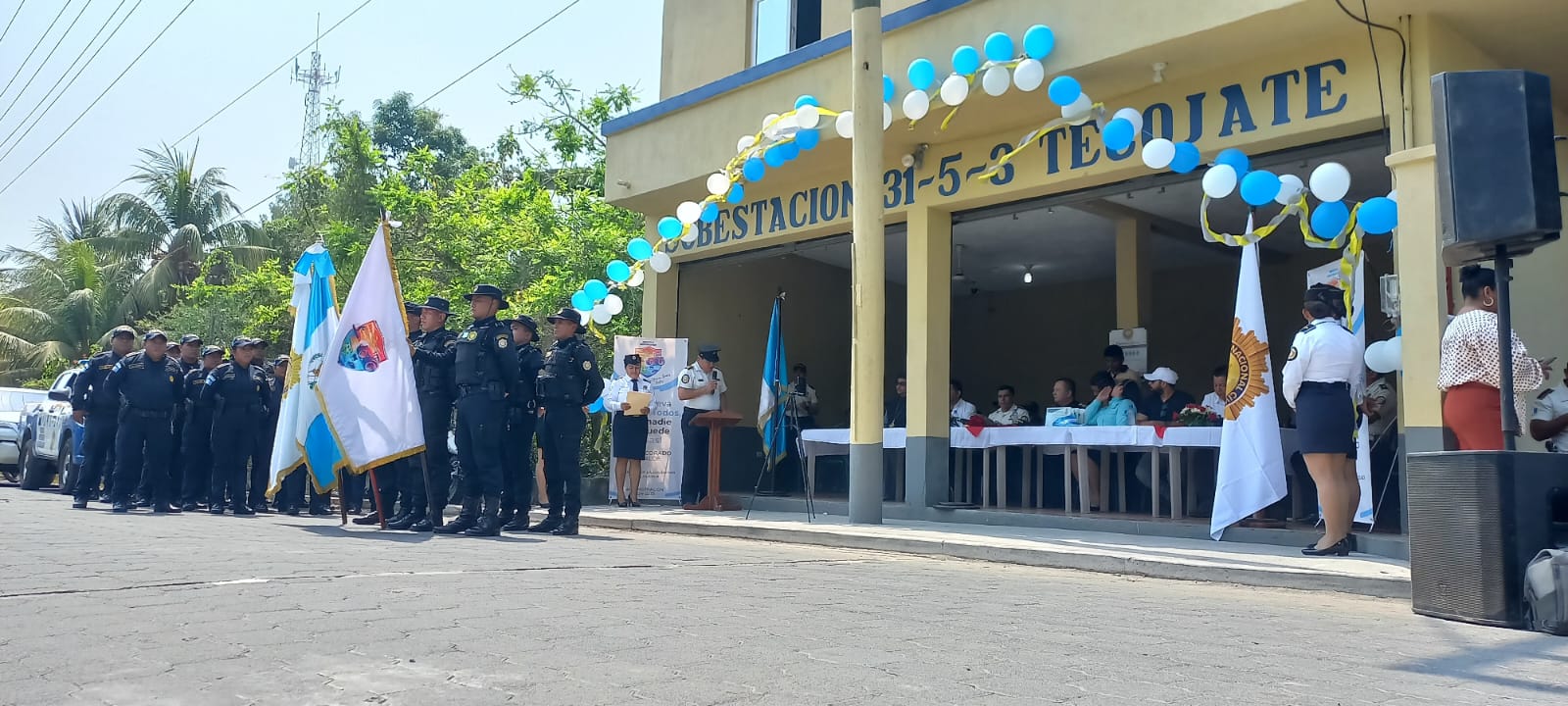Inauguran dos subestaciones policiales en Escuintla