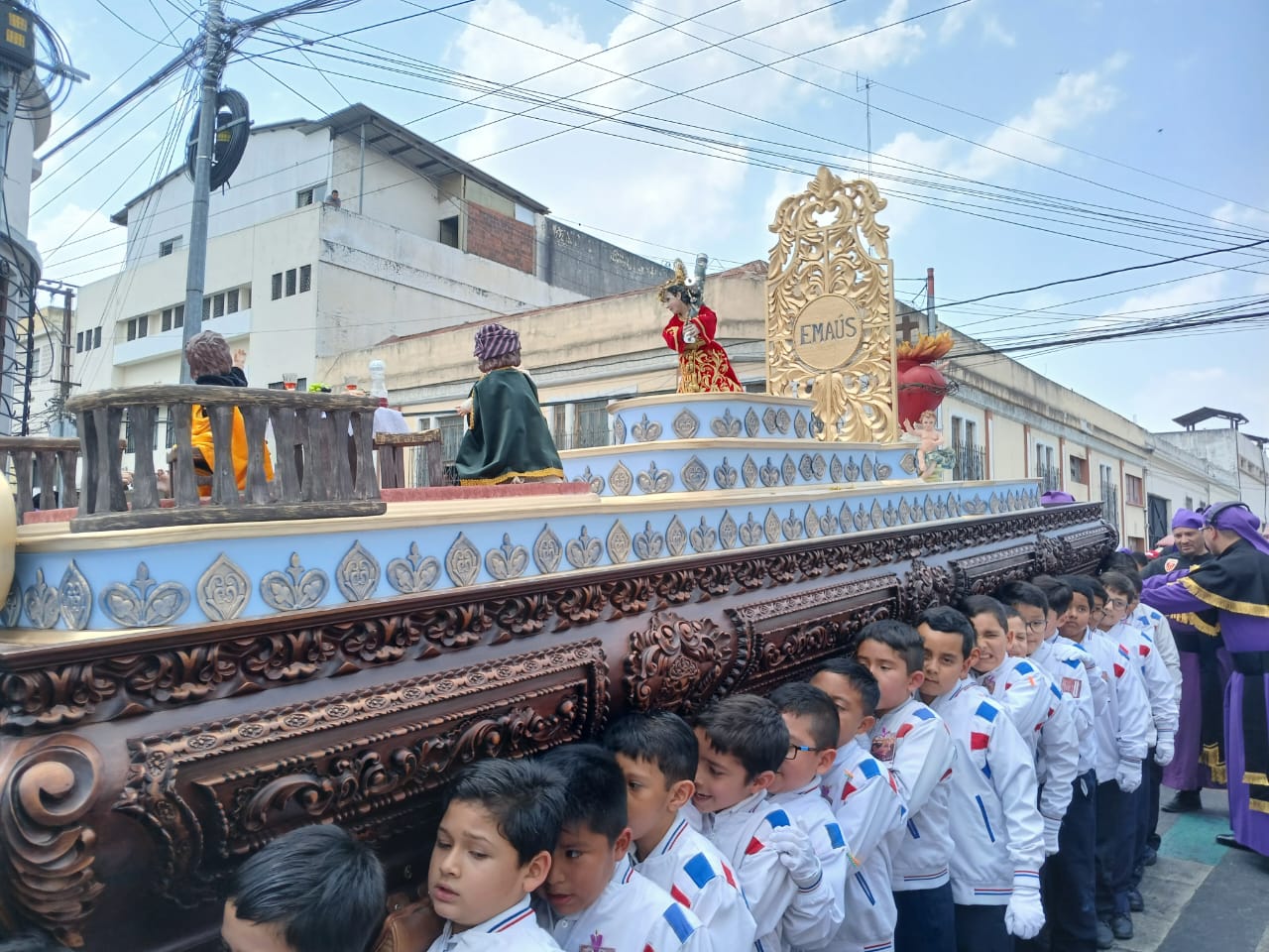 Procesión infantil de Jesús Nazareno de la Demanda recorre el Centro Histórico