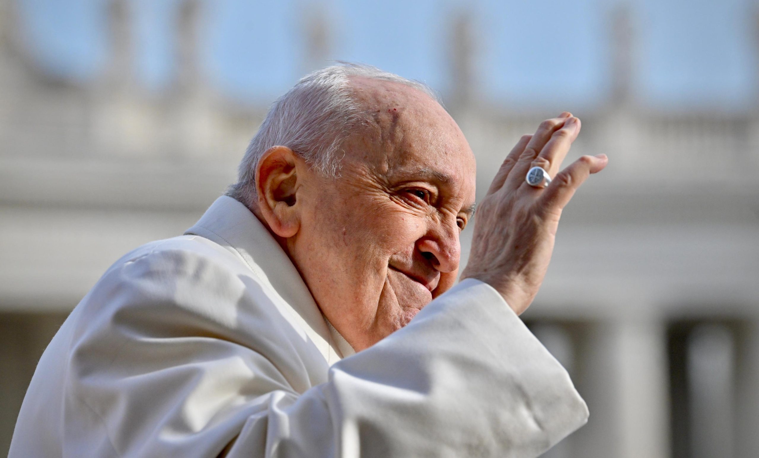 Papa Francisco, durante audiencia de este miércoles. / Foto: EFE.