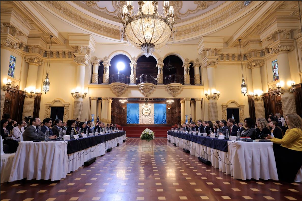 Presidente inaugura el Diálogo Económico de Alto Nivel entre Guatemala y Estados Unidos