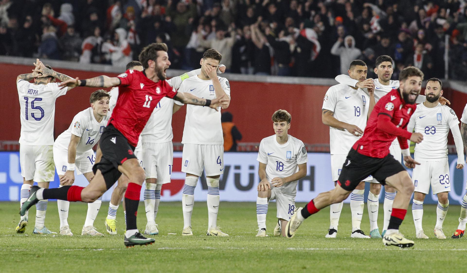 Mamardashvili mete a Georgia en su primera Eurocopa en la tanda de penaltis