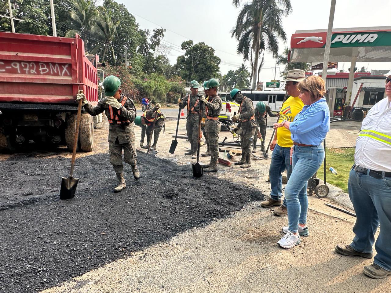 CIV verifica avance de obras viales previo a Semana Santa