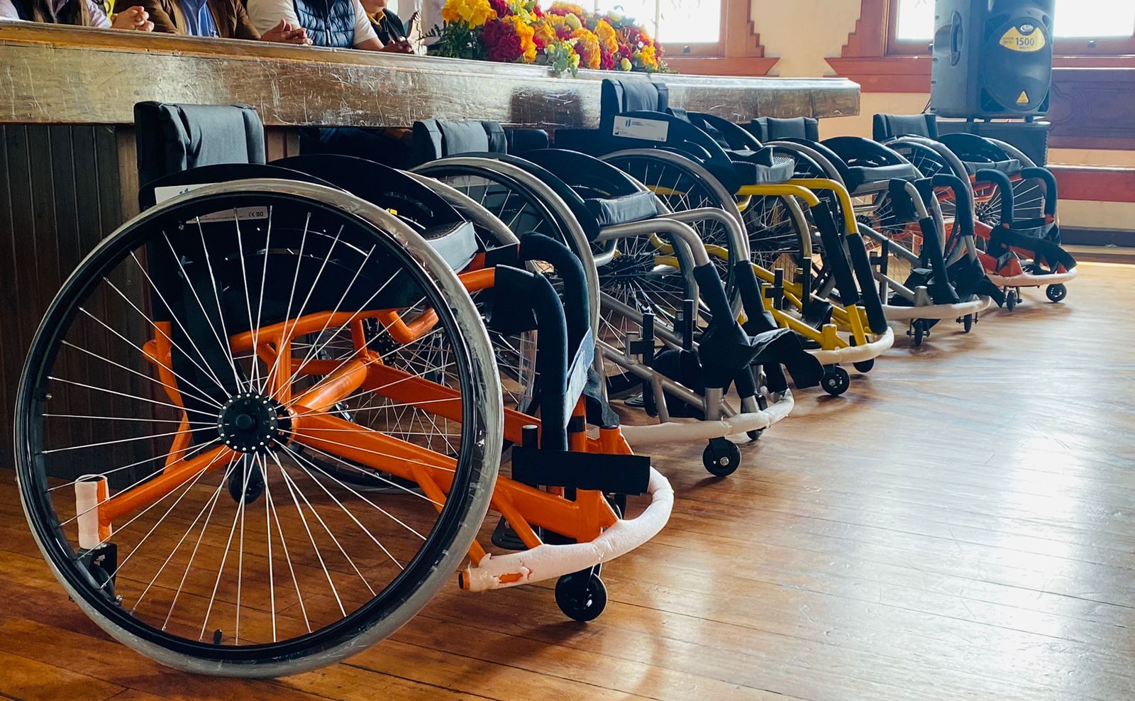Entregan sillas de ruedas para deporte adaptado en San Marcos