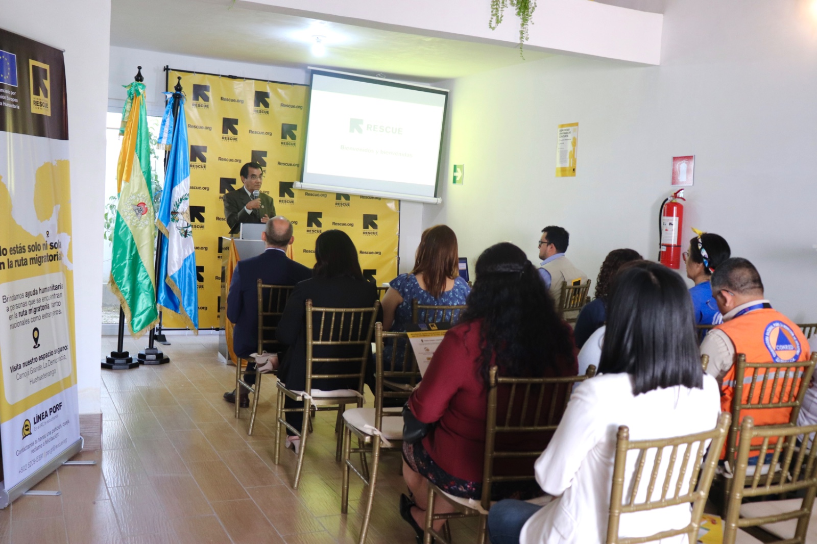 Comité Internacional de Rescate articula acciones en beneficio de la población huehueteca