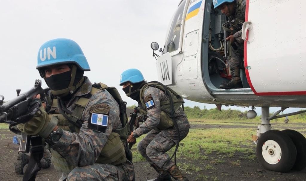 Soldados guatemaltecos heridos en República Democrática del Congo están fuera de peligro