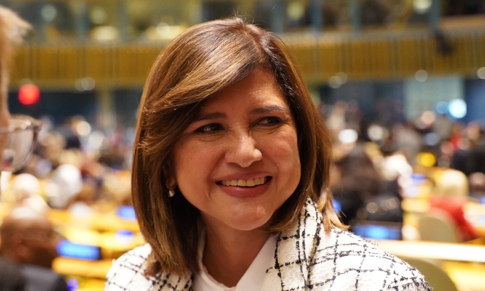 Karin Herrera reafirmó la postura del gobierno a favor de las mujeres. / Foto: Vicepresidencia de la República.