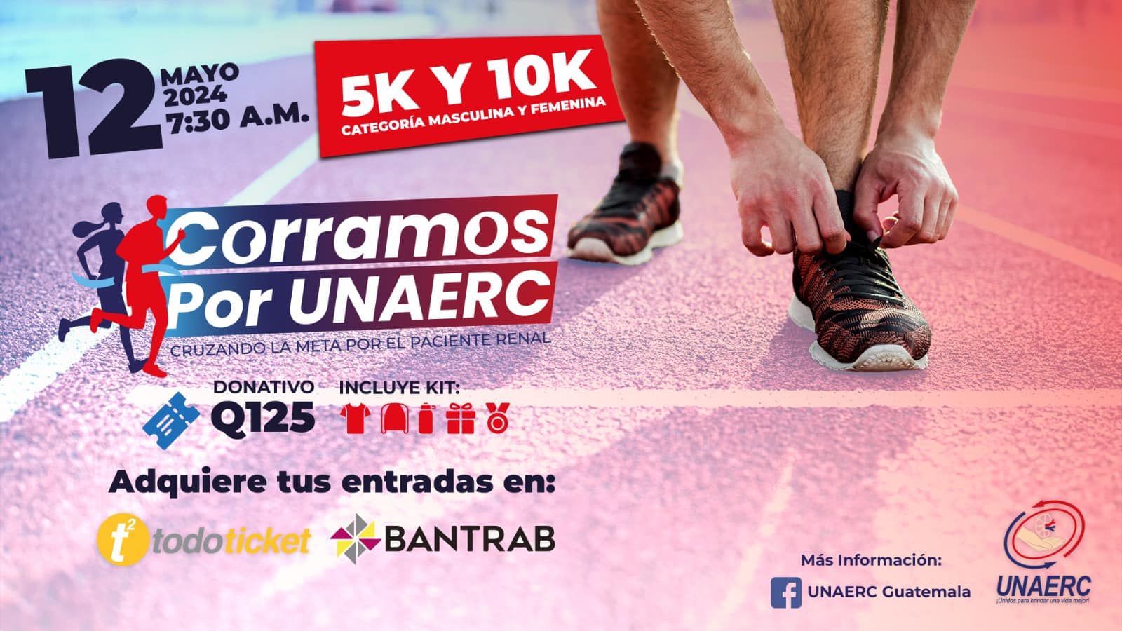 Corramos por UNAERC, “Cruzando la meta por el paciente renal”