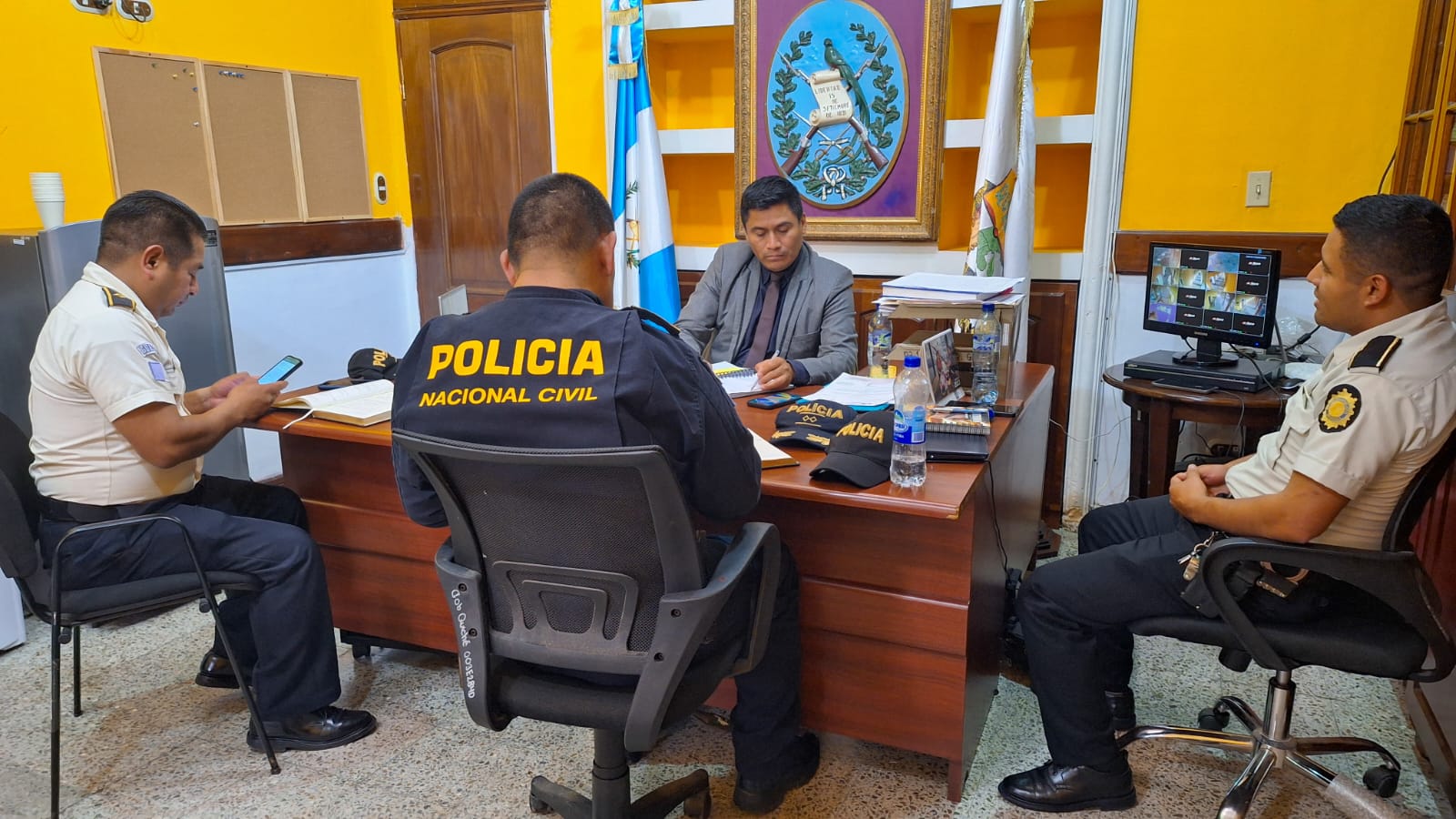Dan seguimiento a las acciones de seguridad en Quiché