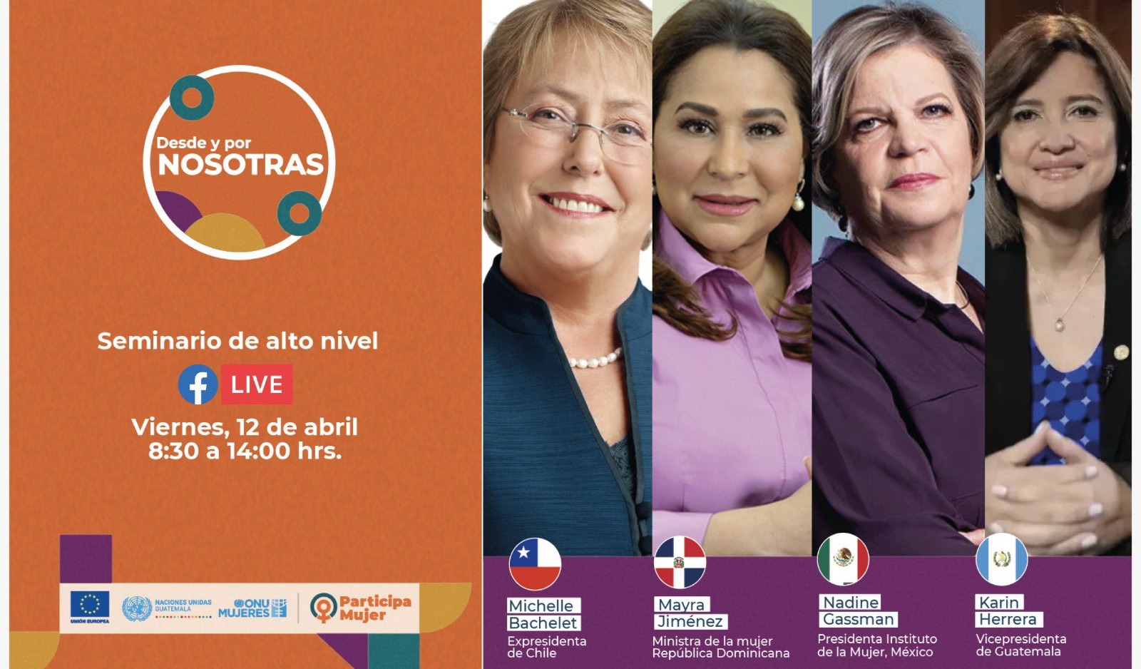 Desde y para Nosotras, un seminario que expondrá los desafíos de las mujeres en la política