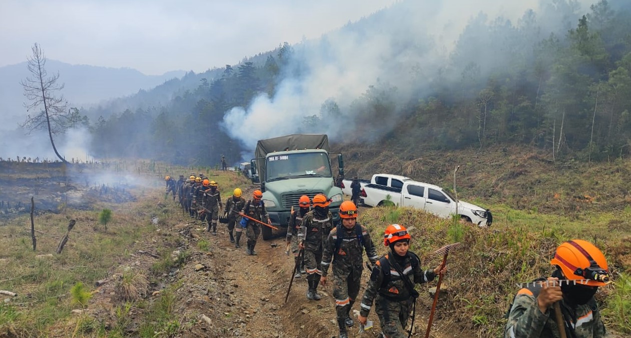 Conred en alerta anaranjada institucional tras superar récord de incendios
