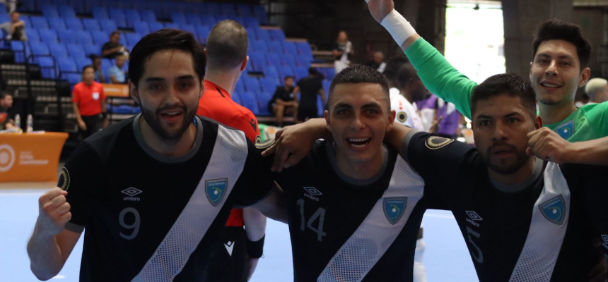 Guatemala avanza a los cuartos de final del Premundial de futbol sala